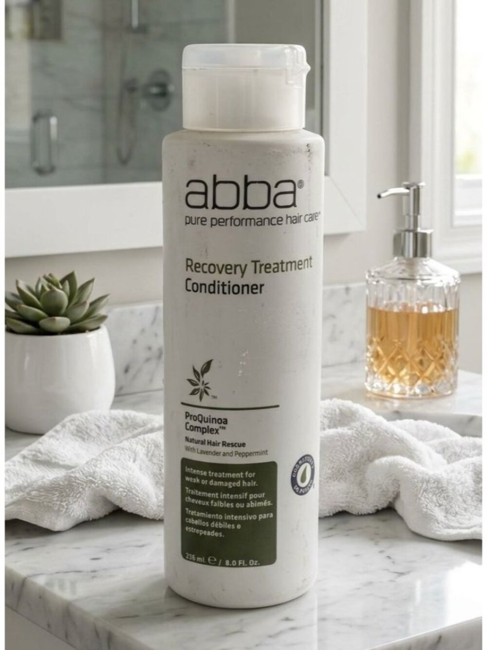 New - Abba Pure Performance Recovery Treatment Conditioner, 8.0 fl oz